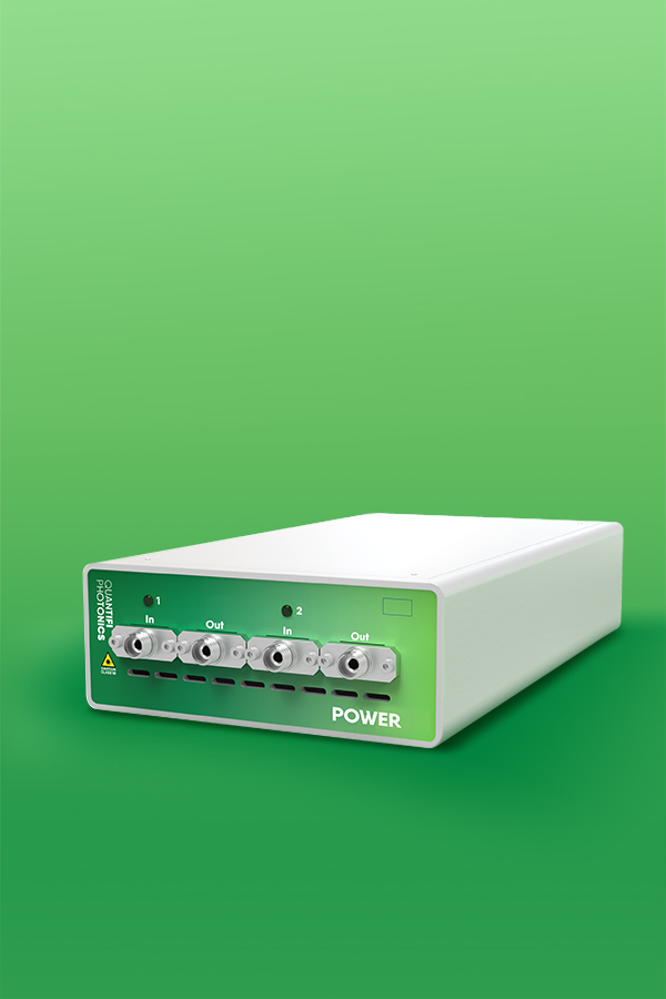 Quantifi Photonics benchtop inline optical power meter